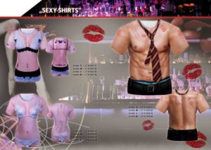 Sexy 3-D-Kostüm-Shirts katalogübersicht