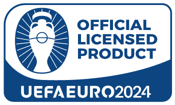 Badge zur Kennzeichnung Offiziell lizenzierter Fanartikel der Pins / Anstecknadeln der Fußball-Europameisterschaft 2024